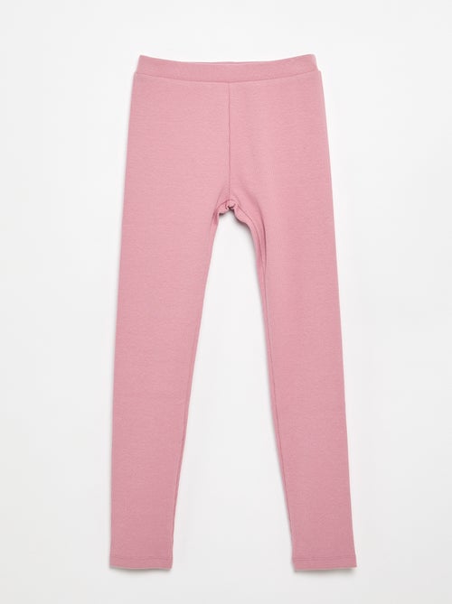 Legging long côtelé uni - Kiabi
