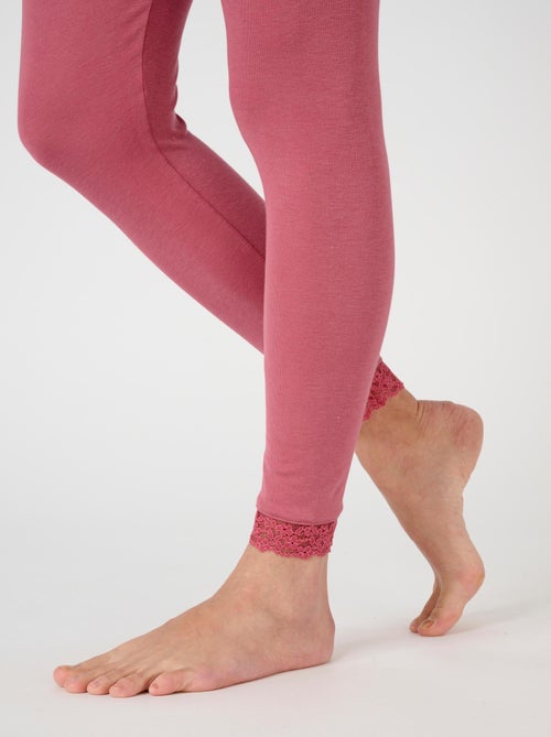 Legging long dentelle Thermolactyl Sensitive - Damart - Kiabi