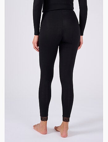 Legging long dentelle Thermolactyl Sensitive thermique - Damart