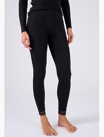 Legging long dentelle Thermolactyl Sensitive thermique - Damart