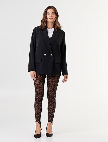 Legging long en dentelle