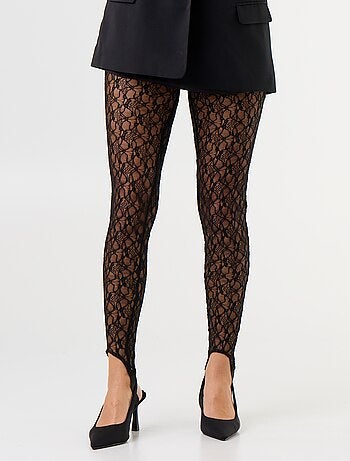 Legging long en dentelle