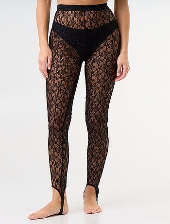 Legging long en dentelle