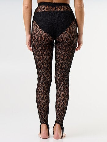 Legging long en dentelle