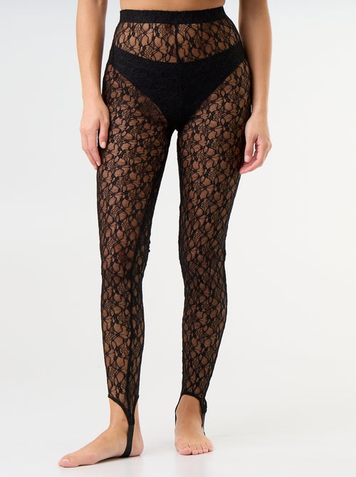 Legging long en dentelle - Kiabi