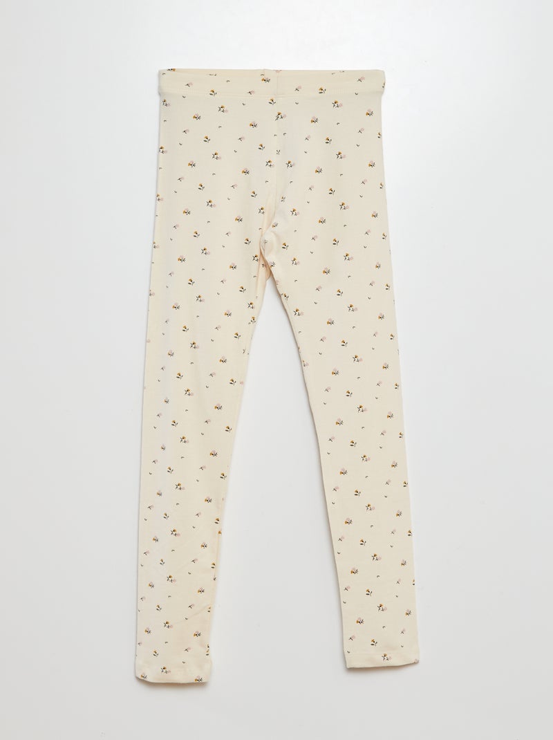 Legging long en jersey Beige - Kiabi