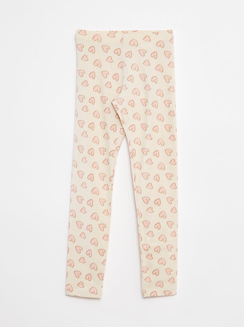 Legging long en jersey Blanc - Kiabi