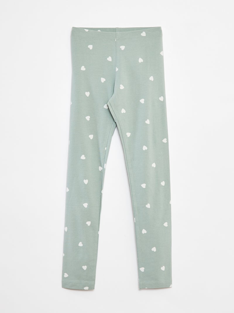 Legging long en jersey Bleu - Kiabi