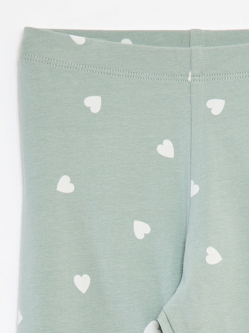 Legging long en jersey Bleu - Kiabi