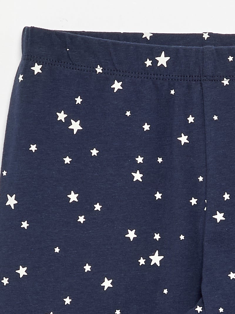 Legging long en jersey Bleu - Kiabi