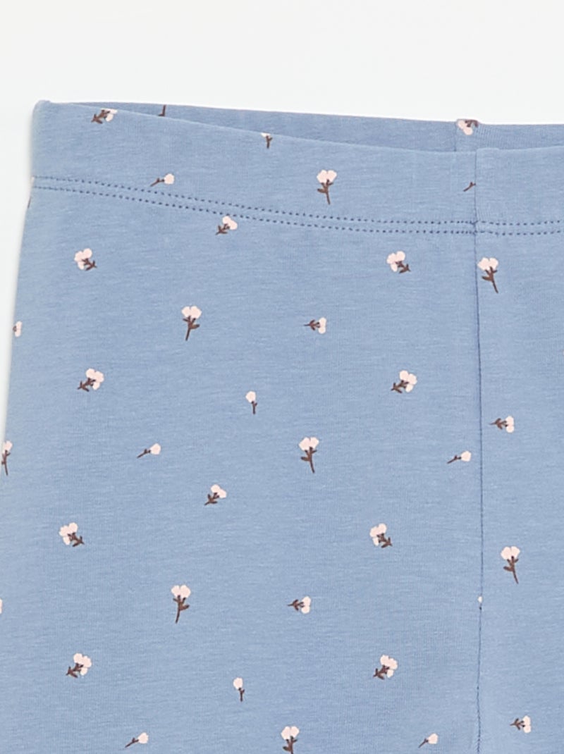 Legging long en jersey Bleu - Kiabi