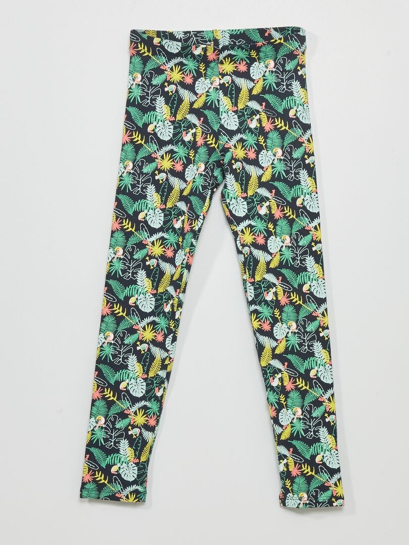 Legging long en jersey Bleu - Kiabi