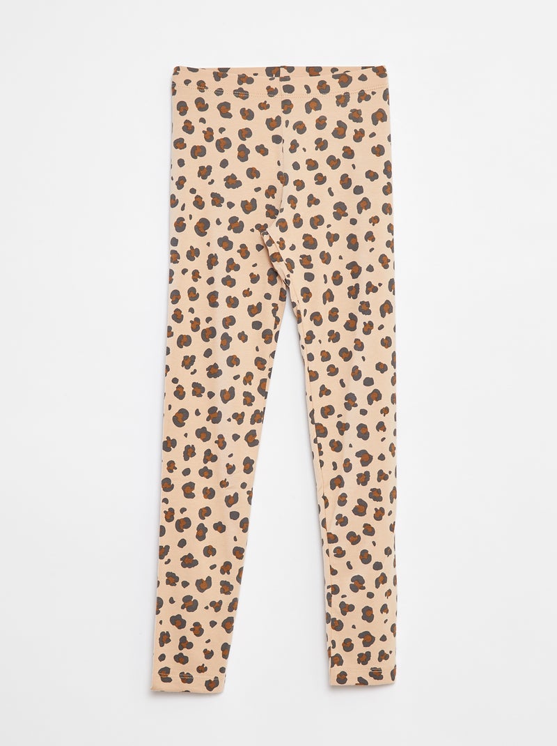 Legging long en jersey Léopard - Kiabi