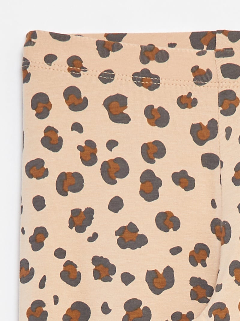 Legging long en jersey Léopard - Kiabi