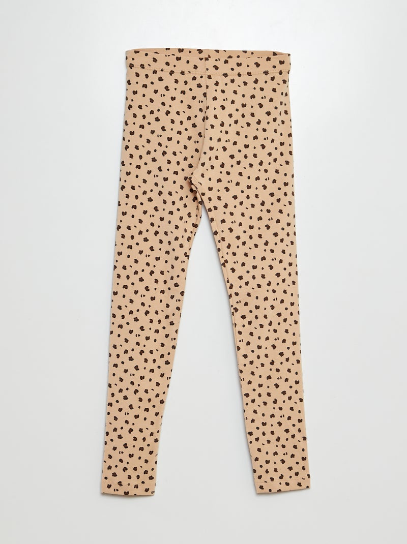 Legging long en jersey Léopard - Kiabi