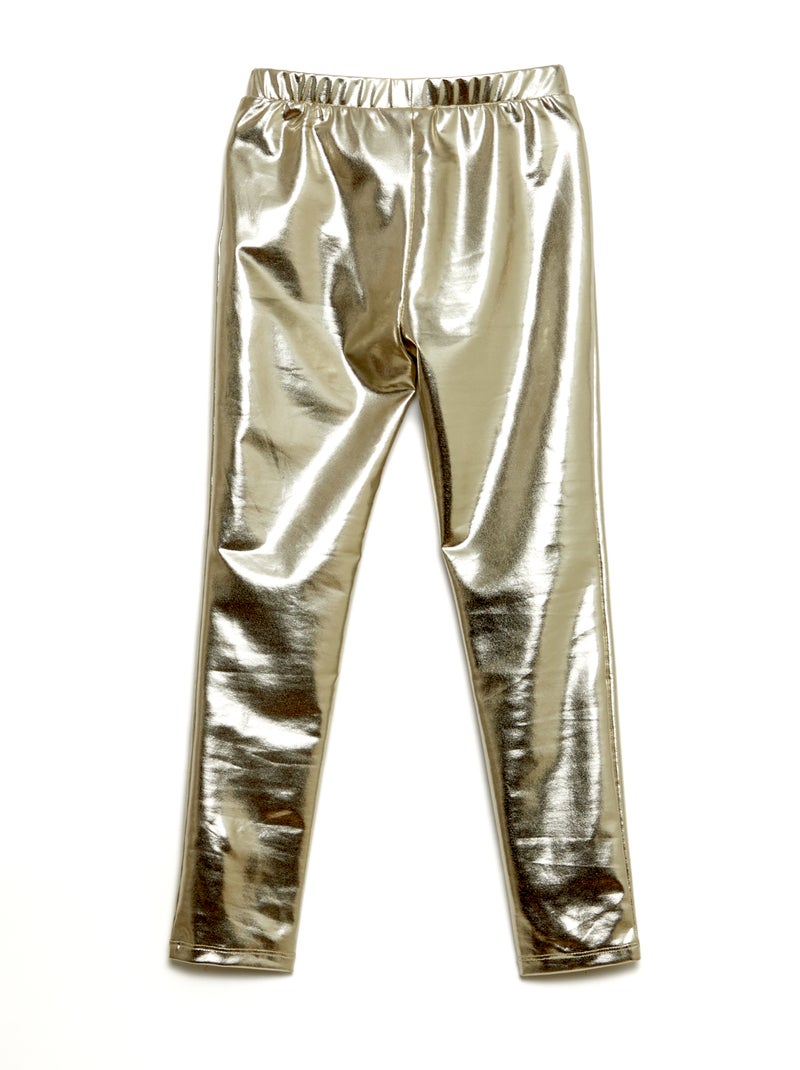 Legging long en simili Beige - Kiabi