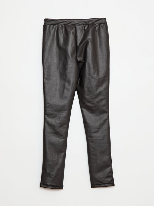 Legging long en simili - Kiabi