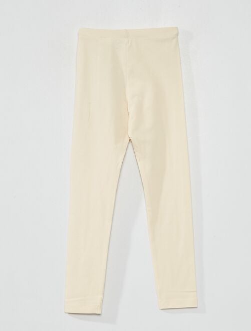 Legging fille coton - 320 imprimé rose DOMYOS