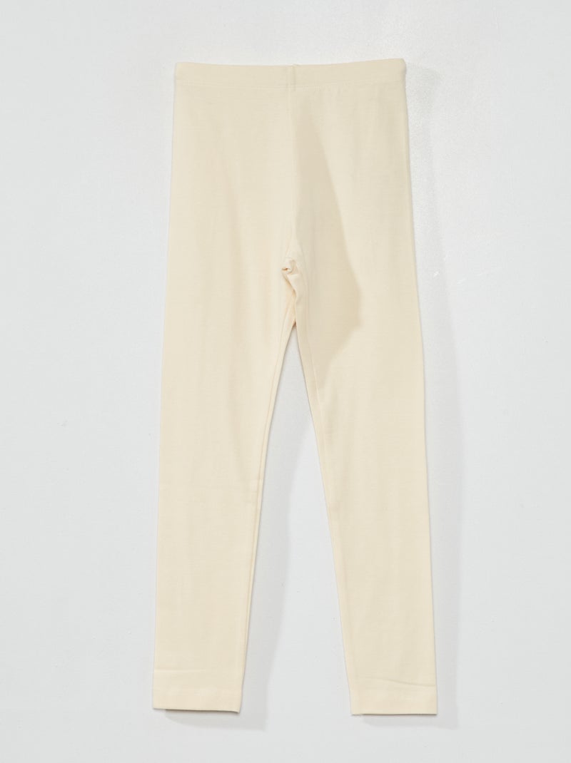 Legging long et stretch Blanc - Kiabi