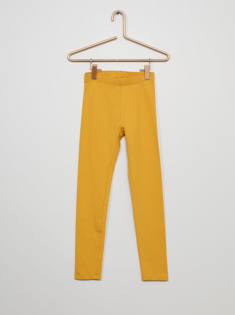 Legging long et stretch Moutarde - Kiabi