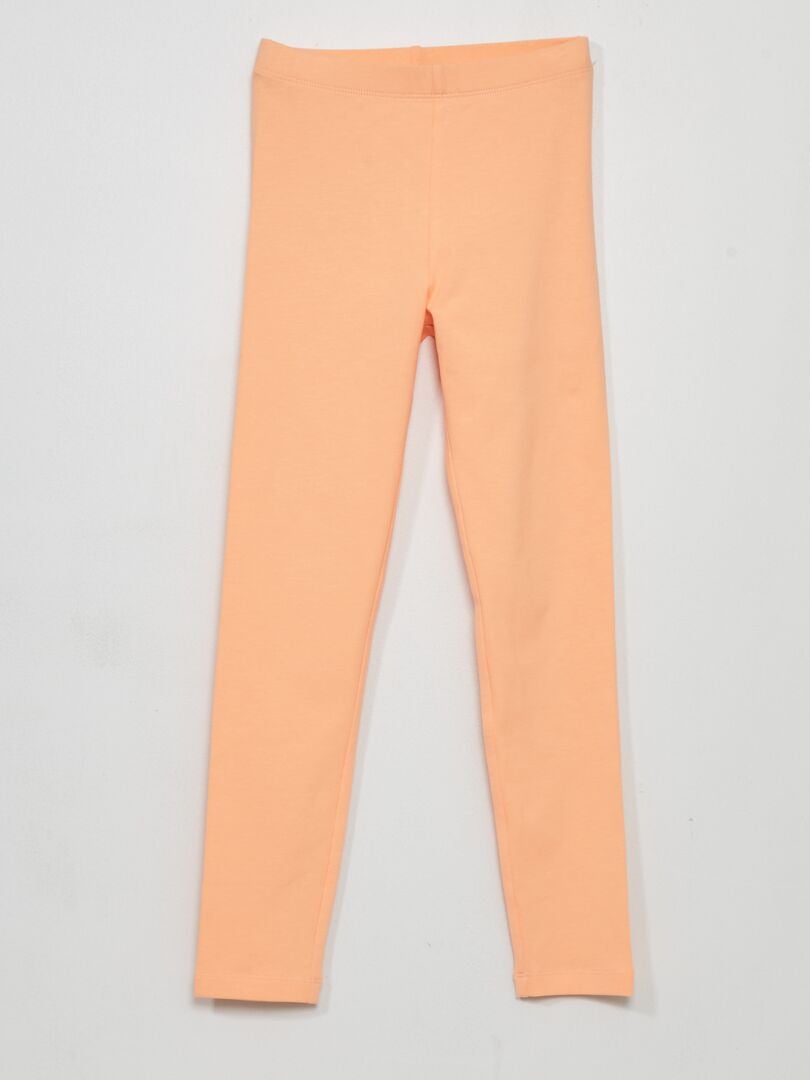 Legging long et stretch Orange - Kiabi