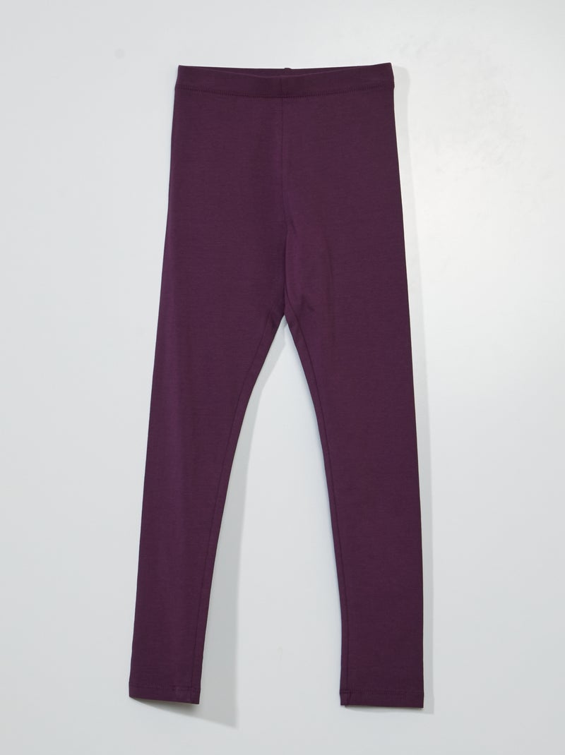 Legging long et stretch Prune - Kiabi