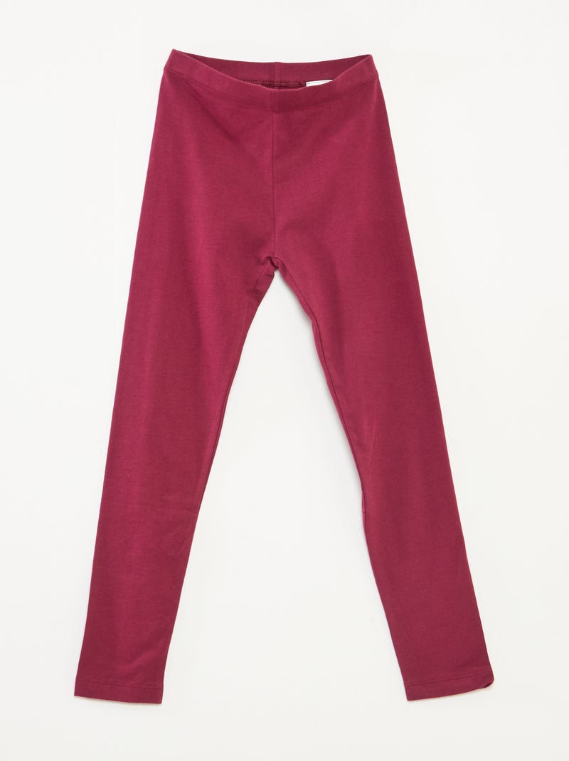 Legging long et stretch Rouge - Kiabi