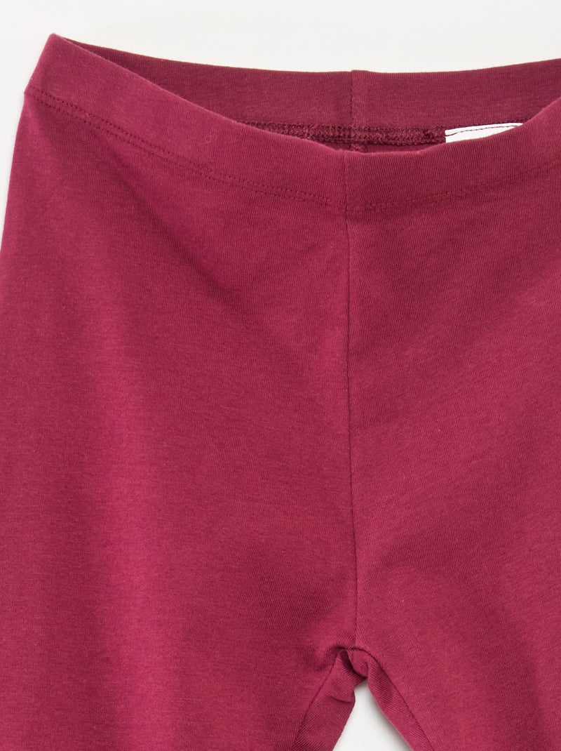 Legging long et stretch Rouge - Kiabi