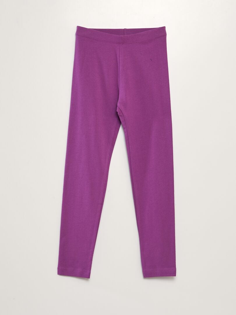 Legging long et stretch Violet - Kiabi