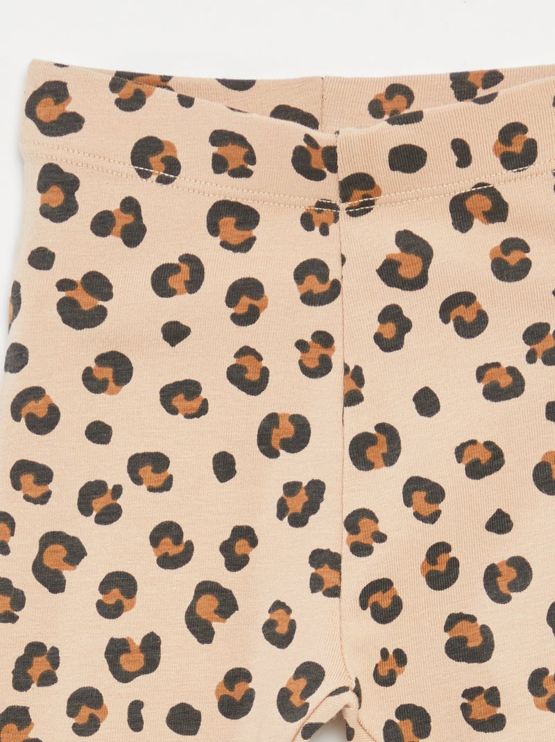 Legging long fantaisie Beige - Kiabi