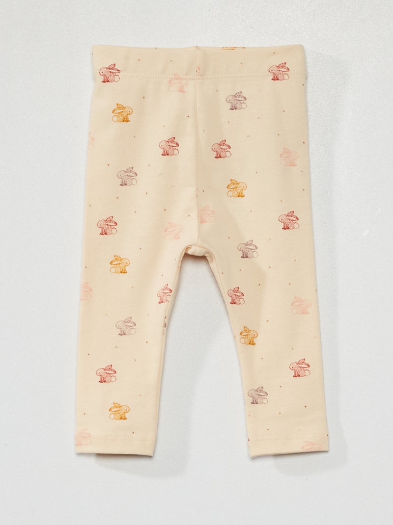 Legging long fantaisie Blanc - Kiabi