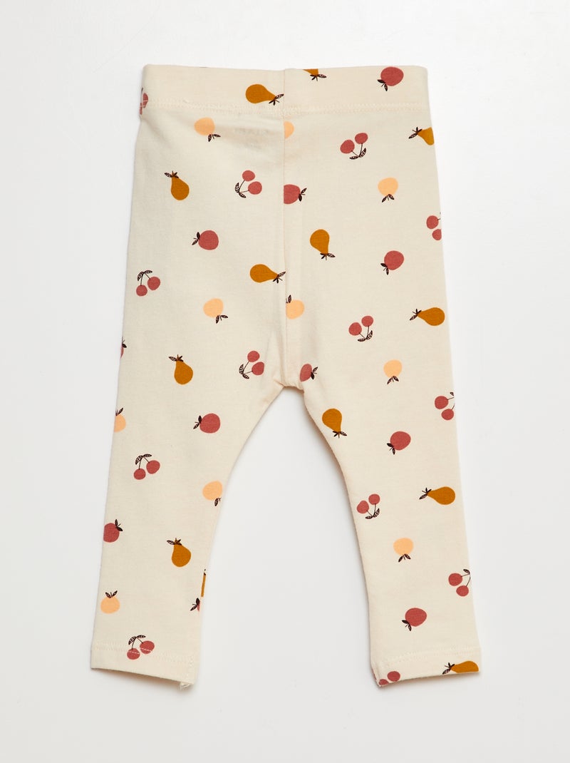 Legging long fantaisie Blanc - Kiabi