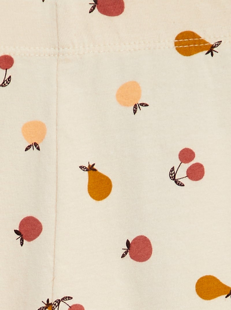 Legging long fantaisie Blanc - Kiabi