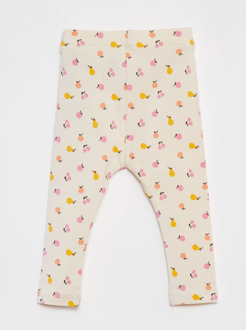 Legging long fantaisie BLANC - Kiabi