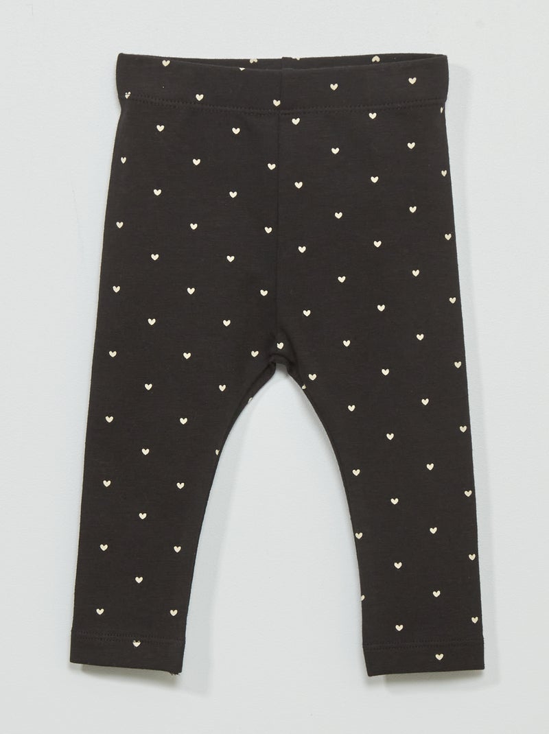 Legging long fantaisie Noir - Kiabi