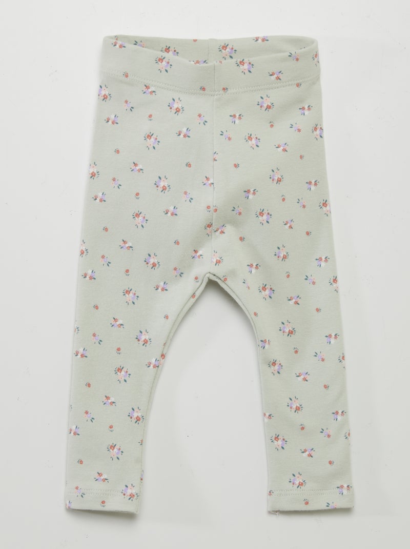 Legging long fantaisie Vert - Kiabi