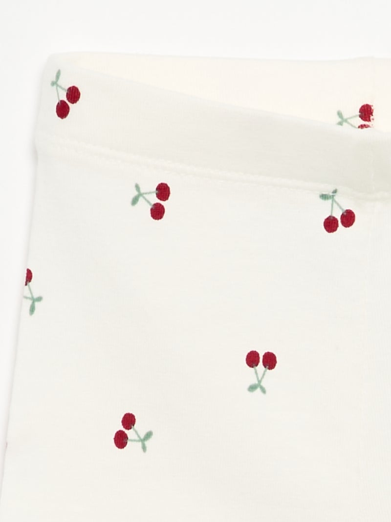 Legging long imprimé Blanc - Kiabi