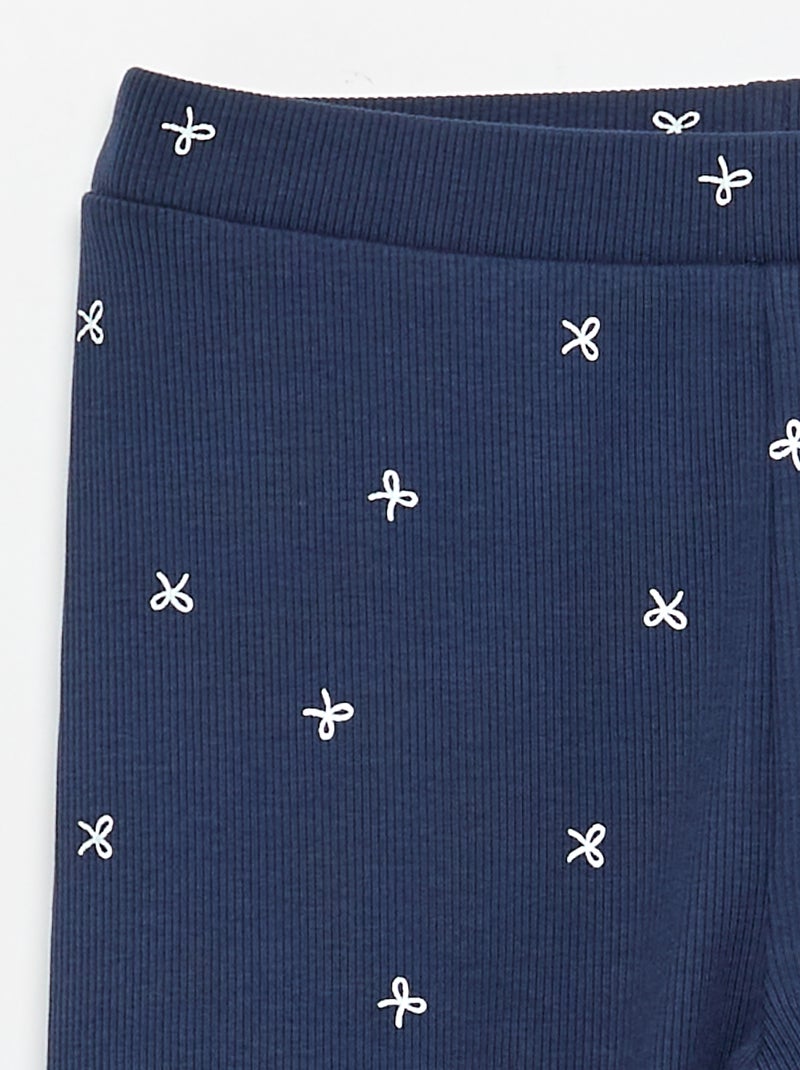 Legging long imprimé Bleu - Kiabi