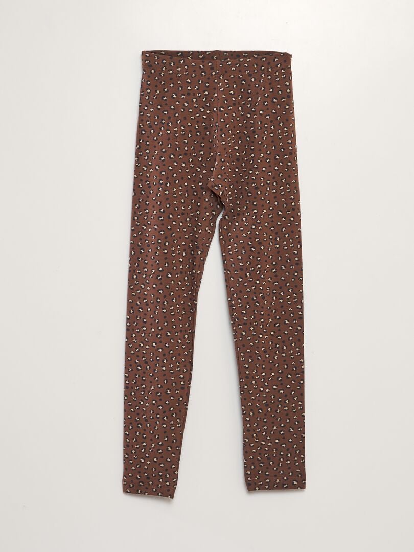 Legging long imprimé Léopard marron - Kiabi