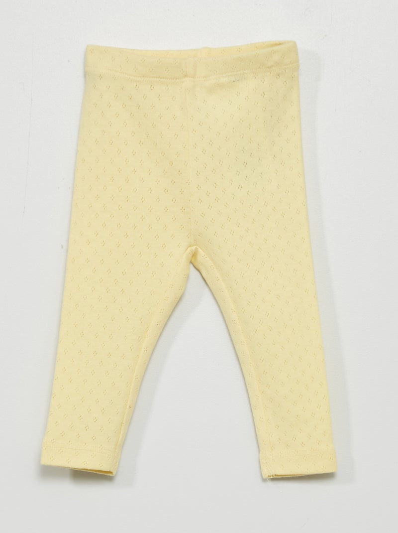 Legging long Jaune - Kiabi