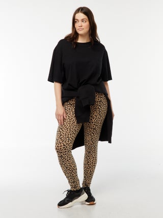 Legging long léopard
