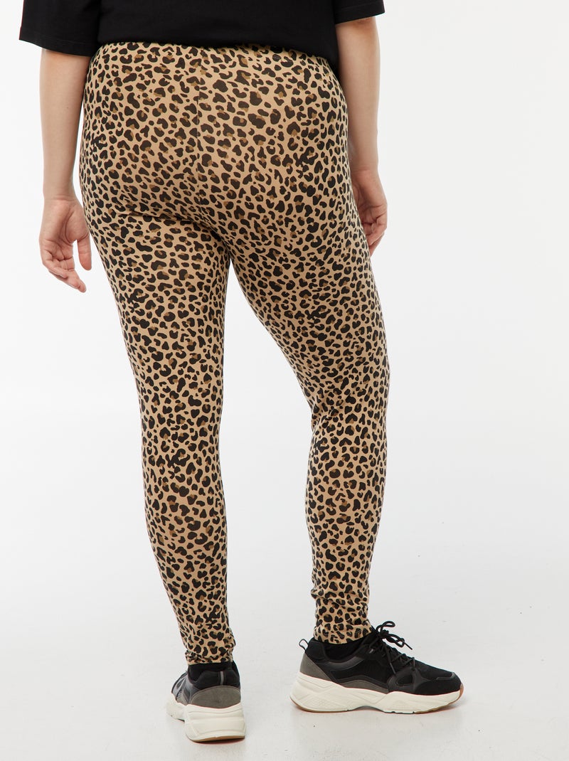 Legging long léopard Beige - Kiabi