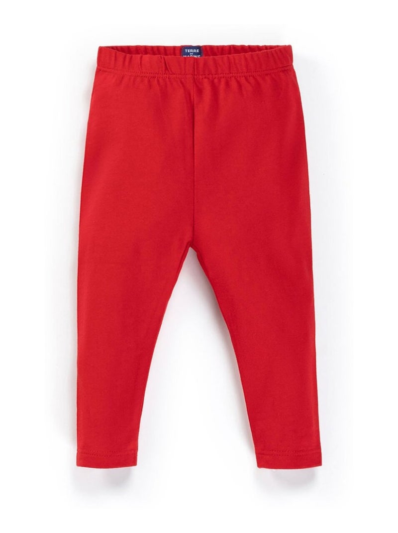 Legging long rouge Fille - Terre de Marins Rouge - Kiabi