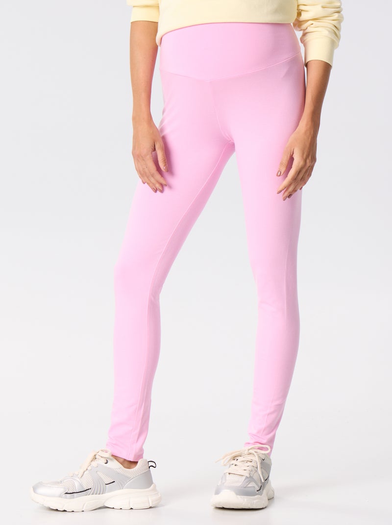 Legging long sans couture Rose - Kiabi