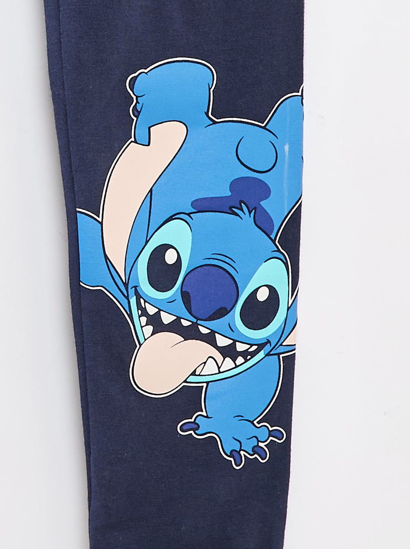 Legging long 'Stitch' Bleu - Kiabi