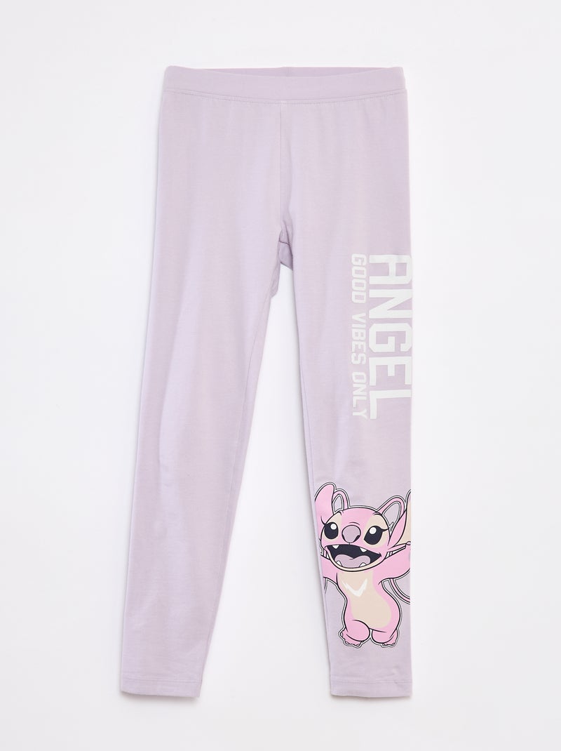 Legging long 'Stitch' Violet - Kiabi