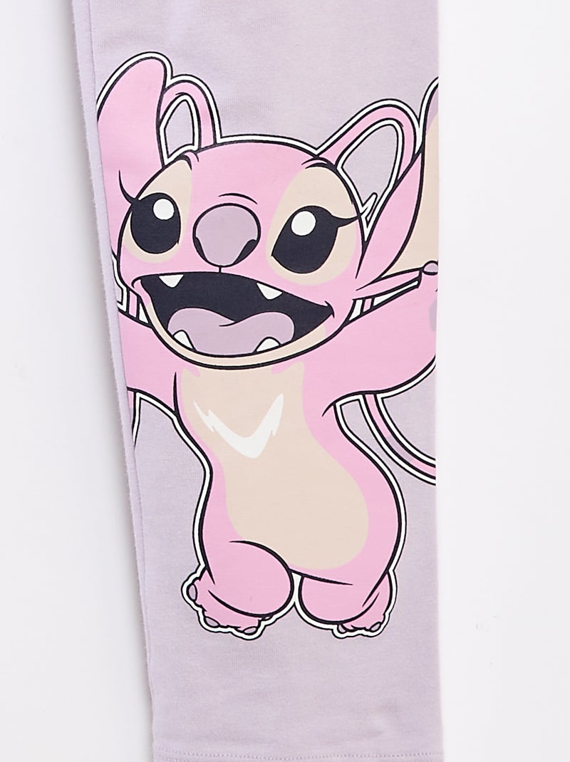 Legging long 'Stitch' Violet - Kiabi