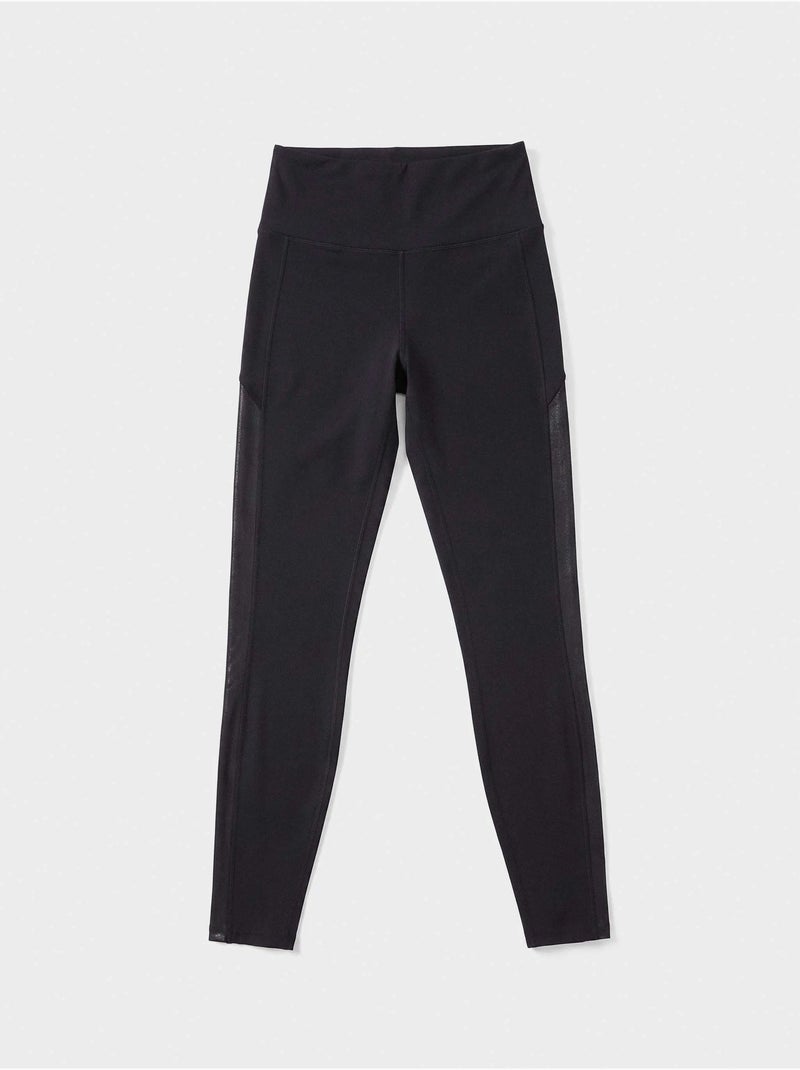 Legging long taille haute Noir - Kiabi
