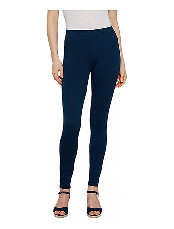 Legging long uni ceinture élastiquée