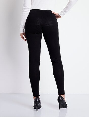 Legging long uni ceinture élastiquée